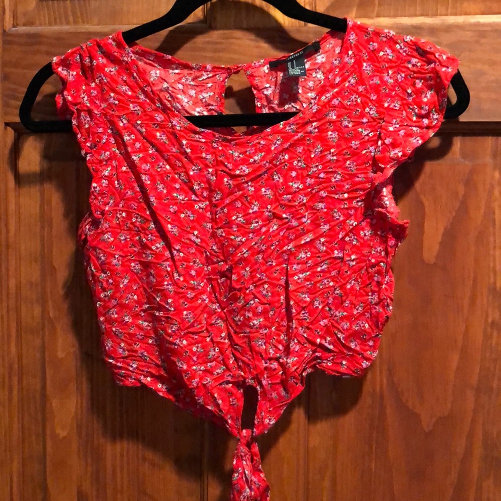 Floral crop top